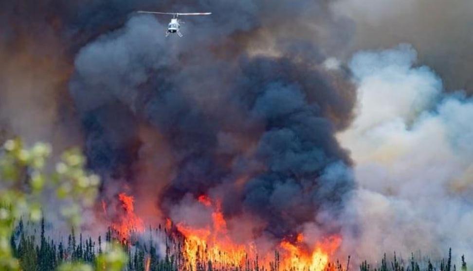 حرائق الغابات في كندا تحدث ضباباً كثيفاً في الولايات المتحدة الأمريكية